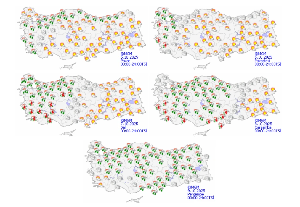 Meteoroloji’den son dakika: Yeni harita yayımlandı! sağanak ve soğuk hava geliyor