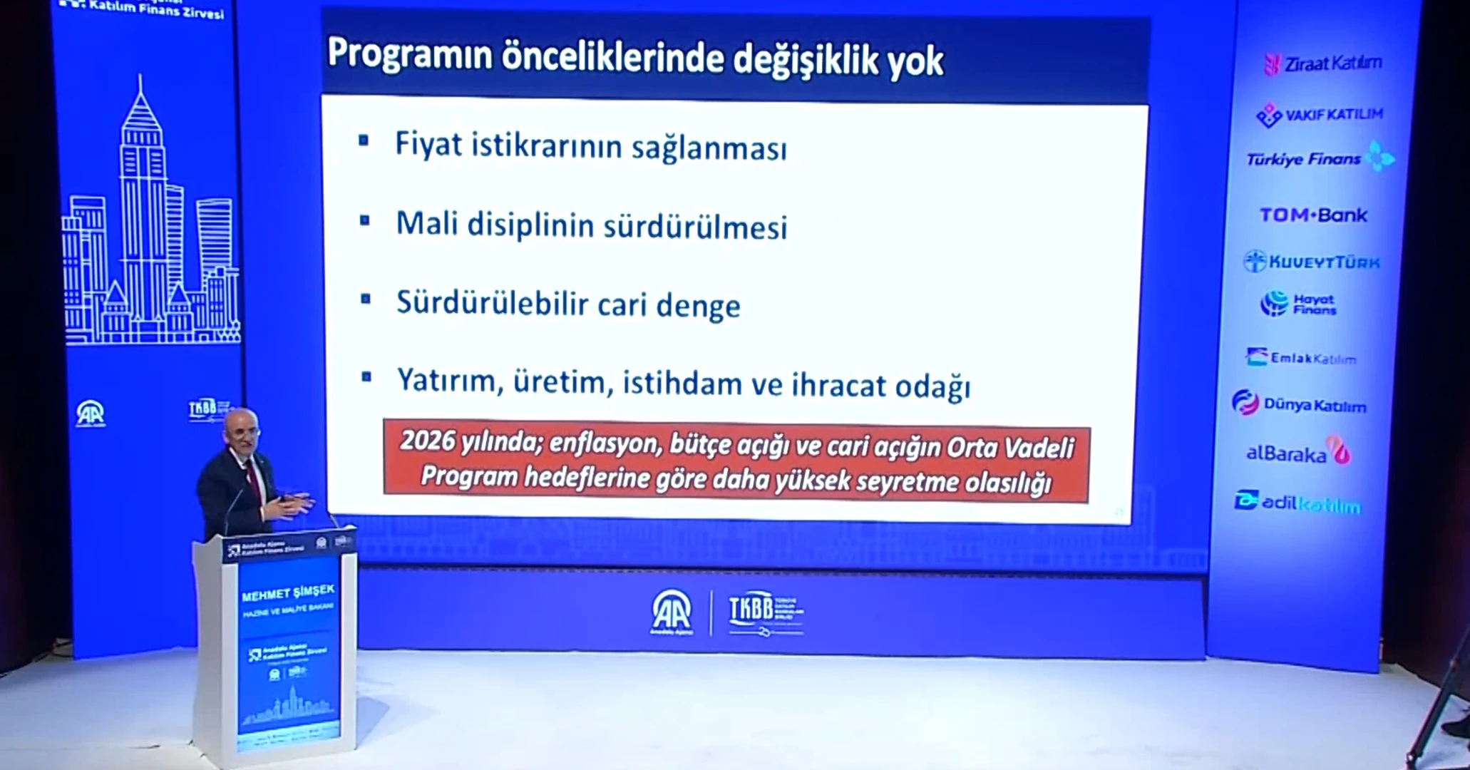 Bakan Şimşek küresel şoklara dikkat çekti ve açıkladı: Orta vadede fırsatlar sürüyor