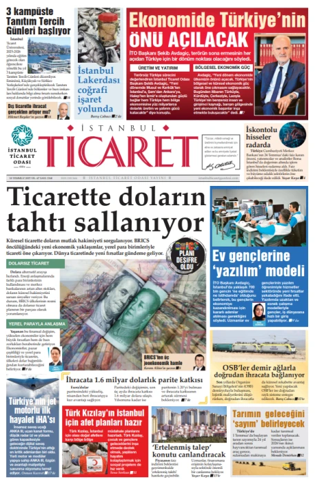 İstanbul Ticaret Gazetesi'nin 3368. sayısı yayımlandı!
