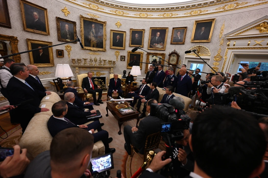 SON DAKİKA: Beyaz Saray'da Erdoğan-Trump zirvesi! Trump'tan 'F-35' yanıtı: Türkiye istediğini alacak