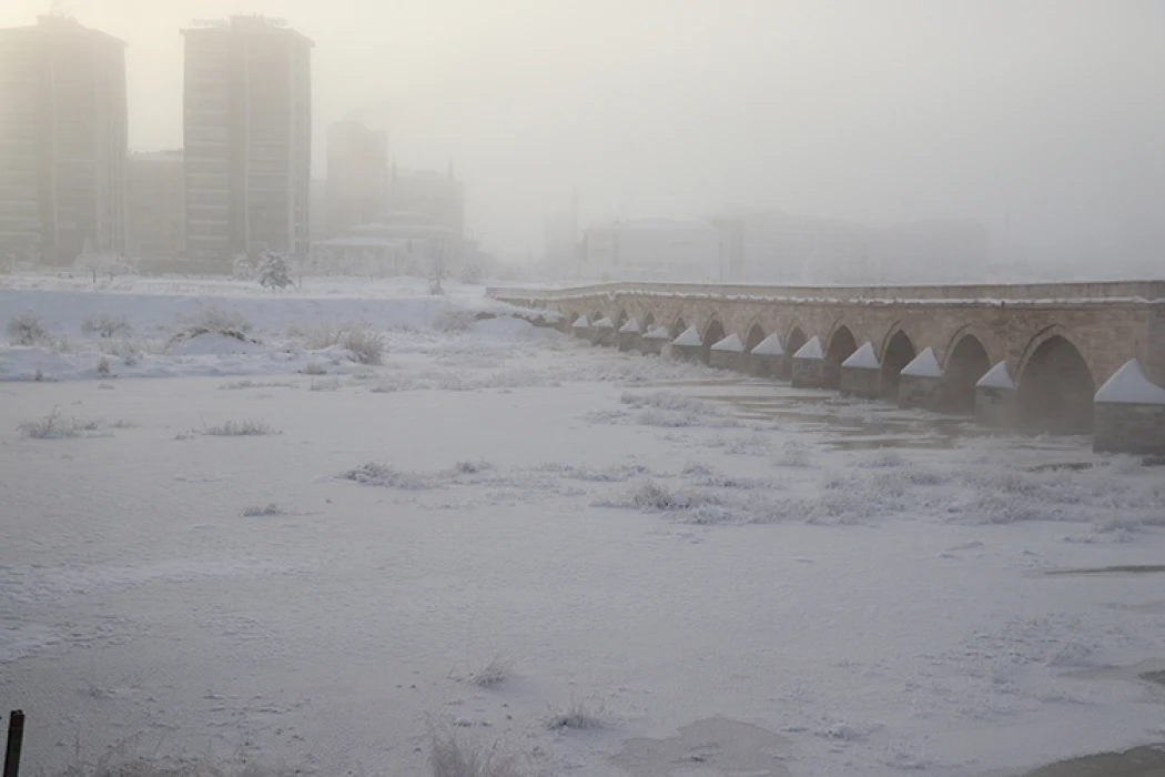 Ardahan sıfırın altında 39,7 dereceyle Türkiye'nin en soğuk ili oldu
