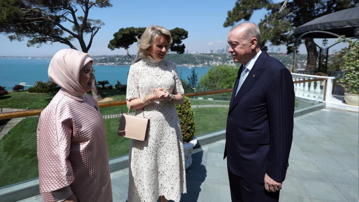 Kraliçe Mathilde Türkiye'de: Erdoğan AB savunma ortaklığına dikkat çekti