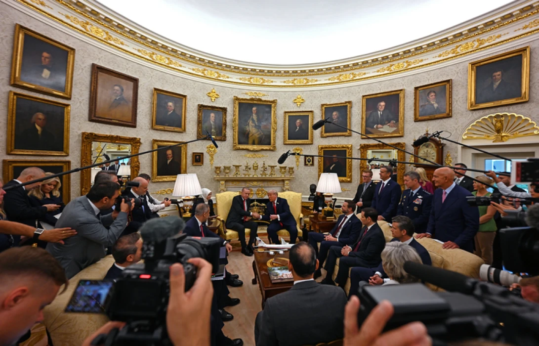 SON DAKİKA: Beyaz Saray'da Erdoğan-Trump zirvesi! Trump'tan 'F-35' yanıtı: Türkiye istediğini alacak