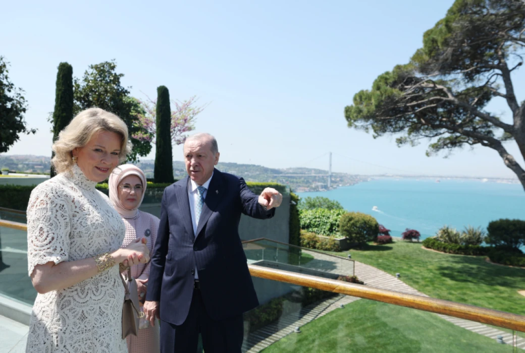 Kraliçe Mathilde Türkiye'de: Erdoğan AB savunma ortaklığına dikkat çekti