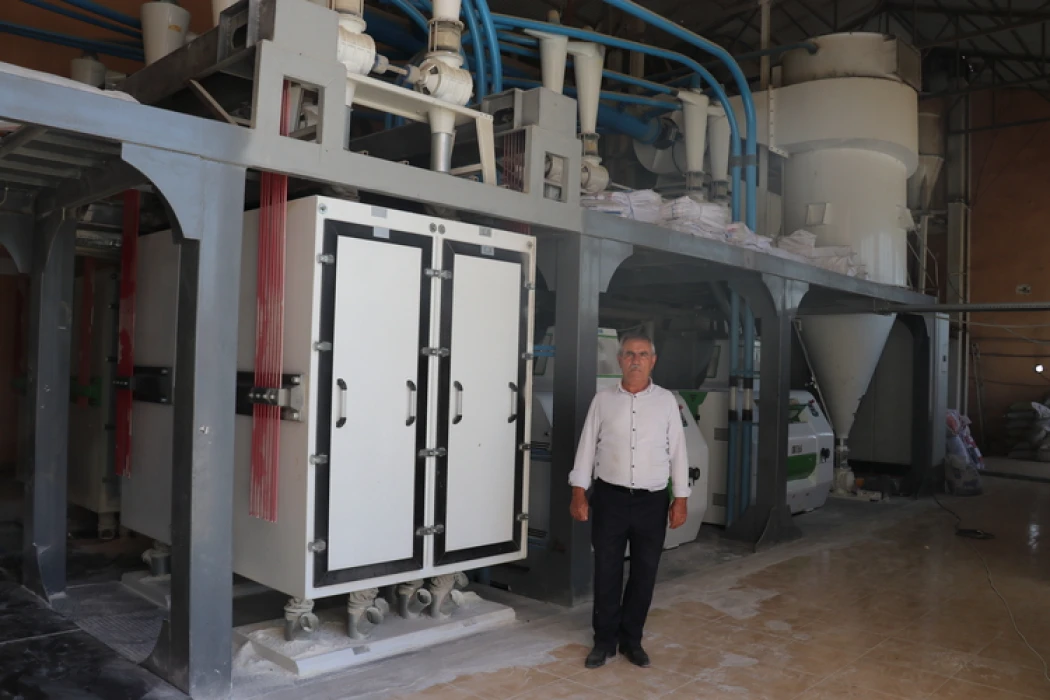 Devlet desteğiyle un değirmenini fabrikaya dönüştürdü