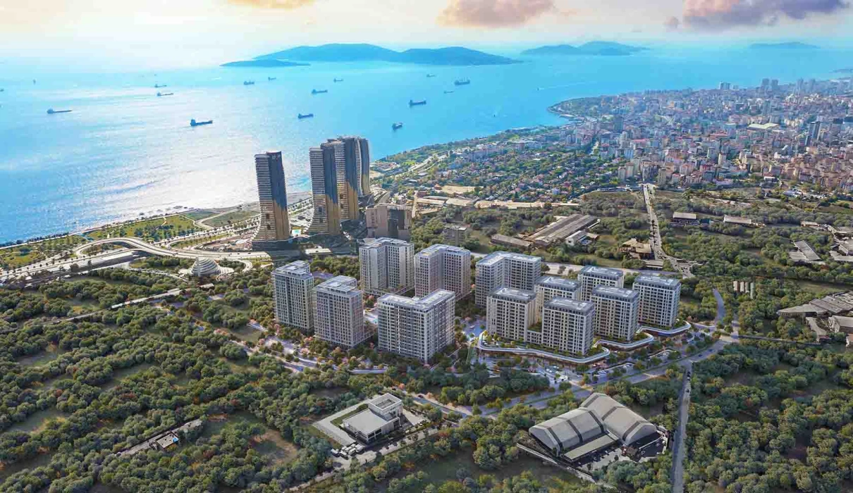 Emlak Konut'tan Adalar manzaralı proje