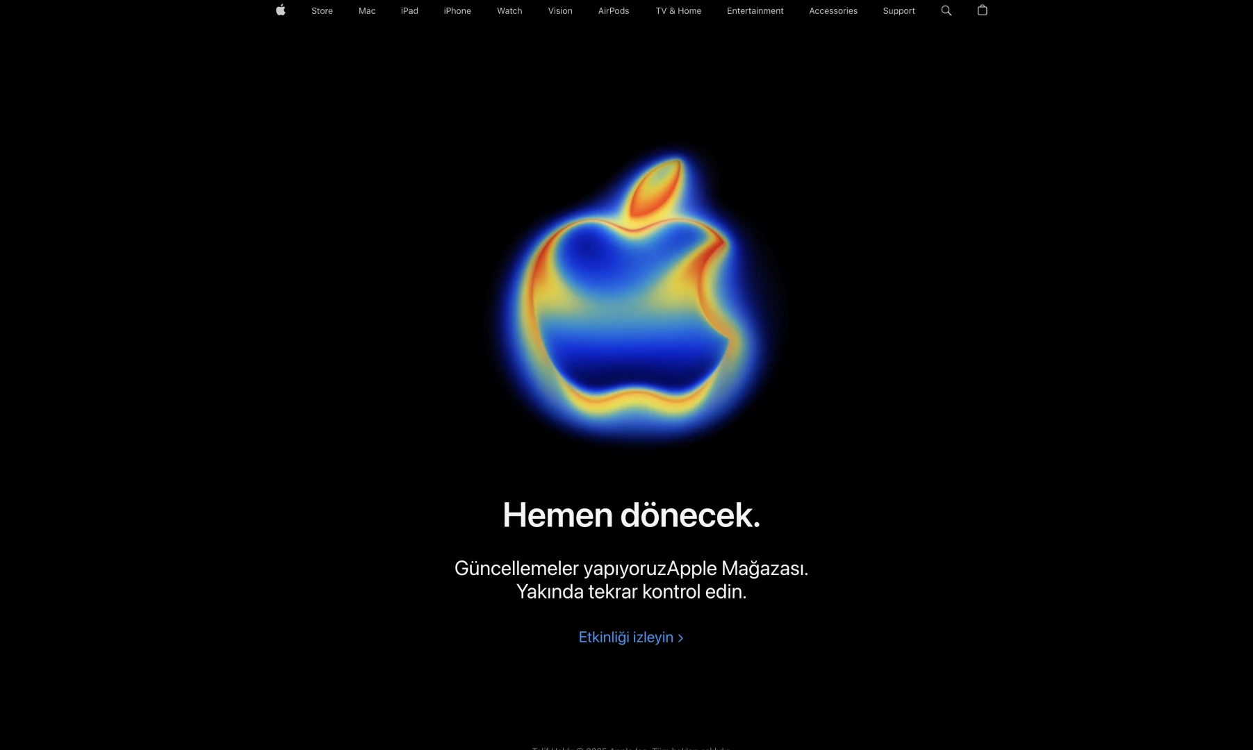 Apple Store,  iPhone 17 lansmanı öncesinde kapalı