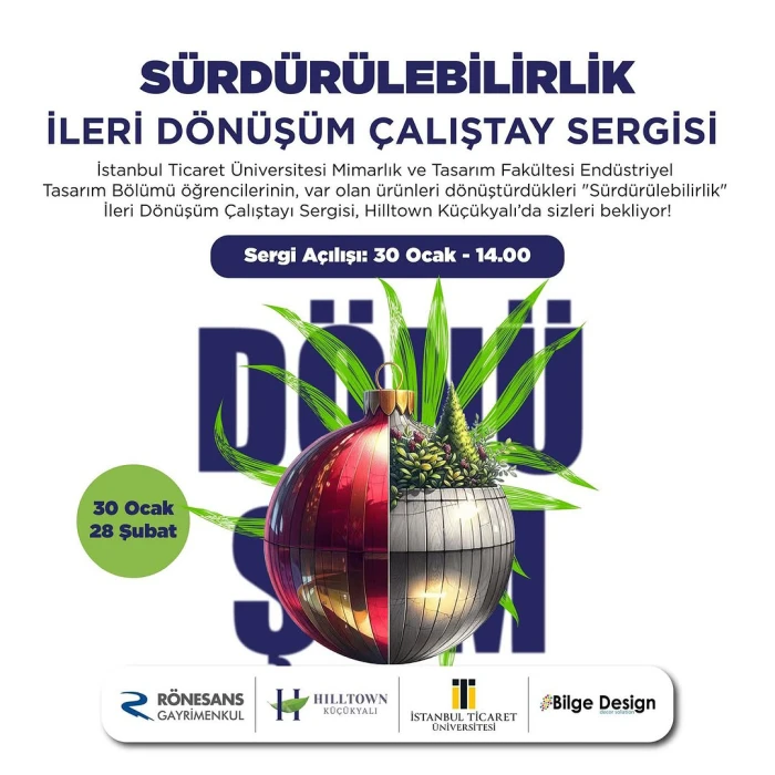 İstanbul Ticaret Üniversitesi öğrencileri atık malzemeleri tasarıma dönüştürüyor