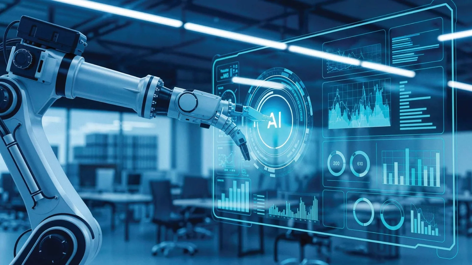 Çin’den tam otomatik fabrika: 200 robotla ekskavatör üretimi
