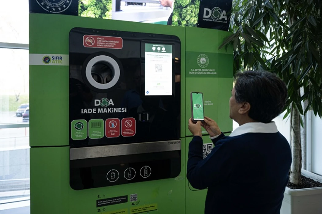 TBMM'nin yeni Sıfır Atık adımı depozito iade makineleri hizmete alındı