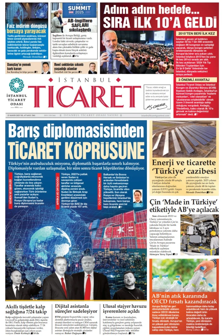 İstanbul Ticaret Gazetesi'nin 3361.sayısı yayımlandı!
