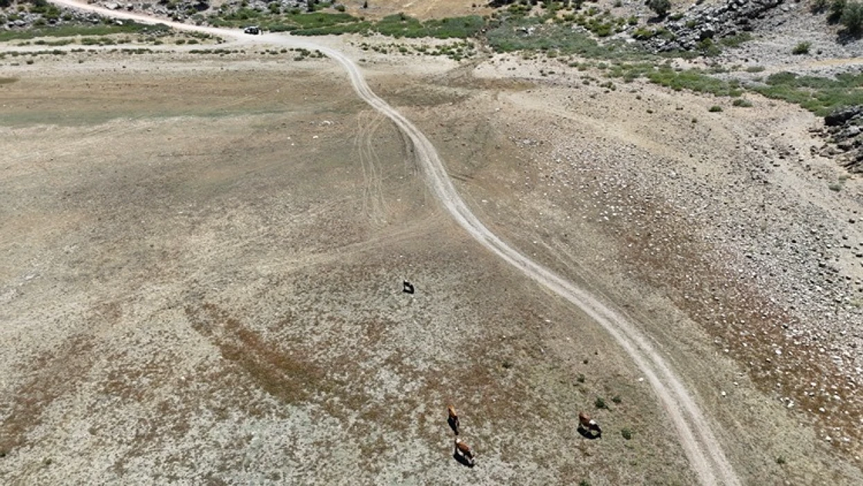Adıyaman'daki Sülüklü Göl, kuruma tehlikesiyle karşı karşıya