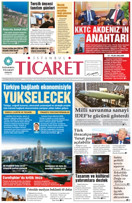 İstanbul Ticaret Gazetesi'nin 3369. sayısı yayımlandı!