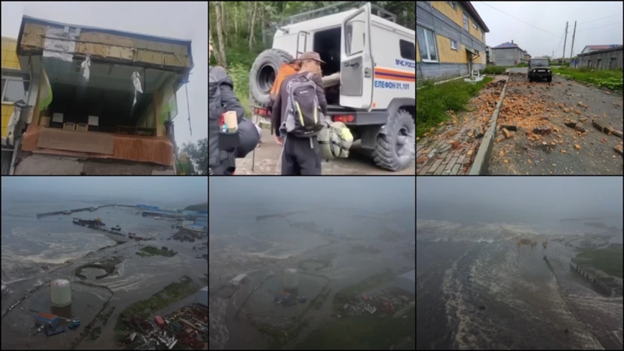 SON DAKİKA: Rusya'daki deprem sonrası 14 ülkede tsunami korkusu! Dev dalgalar ilerliyor