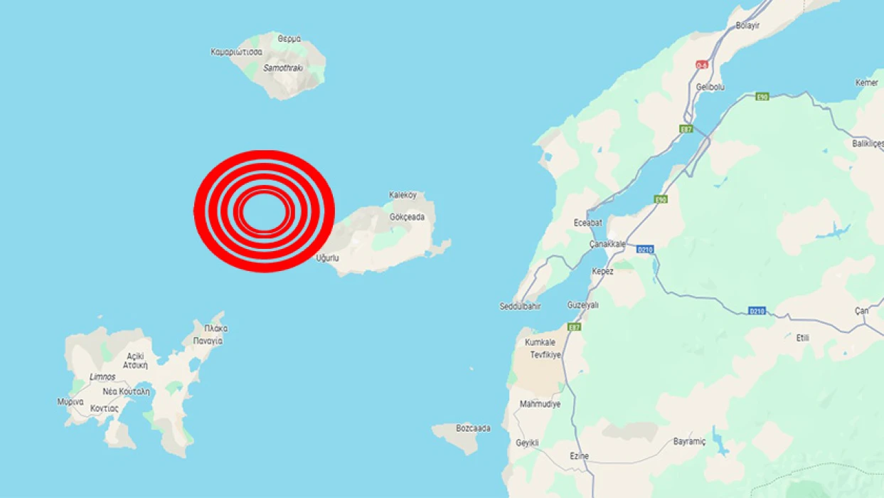DEPREM SON DAKİKA: Çanakkale'de deprem! AFAD açıkladı
