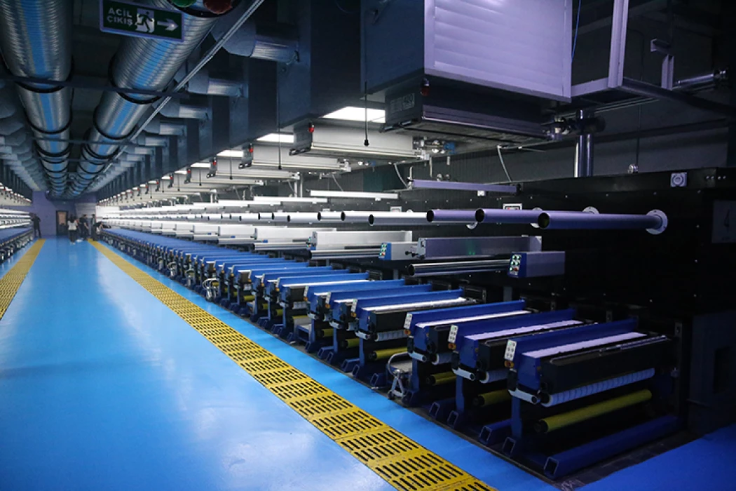 Niğde'de ilk fazı tamamlanan tesiste yıllık 7 bin ton likra üretiliyor