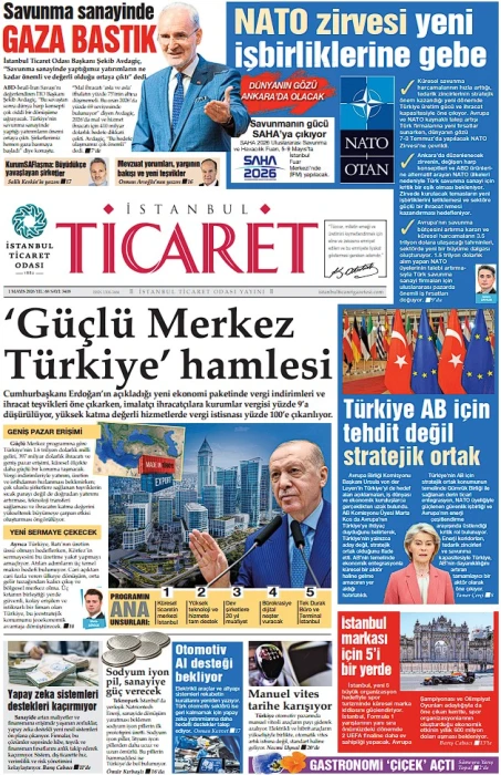 İstanbul Ticaret Gazetesi'nin 3408. sayısı yayımlandı!