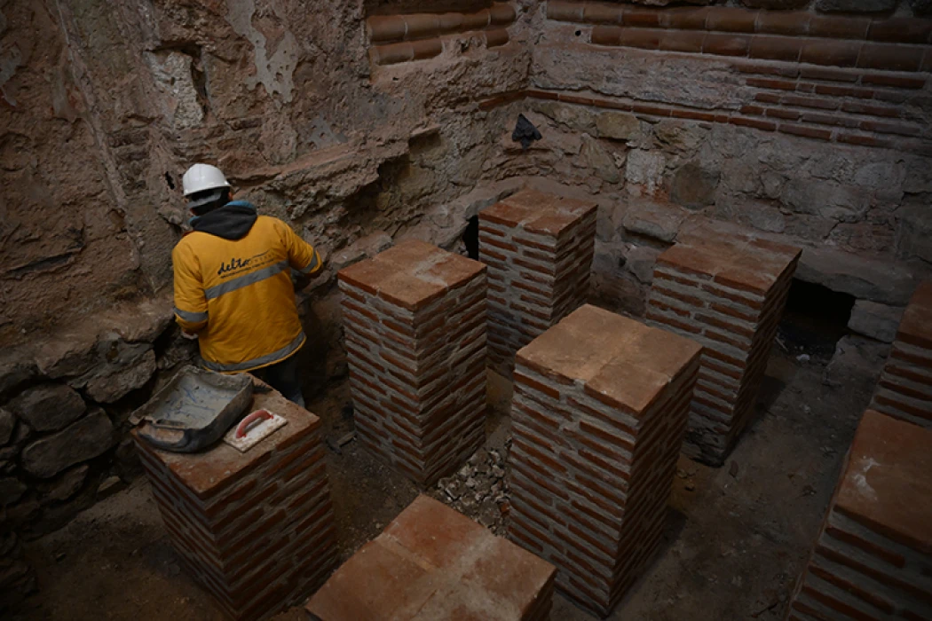 Tarihi Gazi Mihal Hamamı turizme yeni soluk olacak