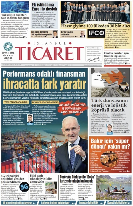 İstanbul Ticaret Gazetesi'nin 3373. sayısı yayımlandı!