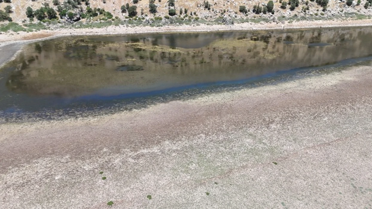 Adıyaman'daki Sülüklü Göl, kuruma tehlikesiyle karşı karşıya