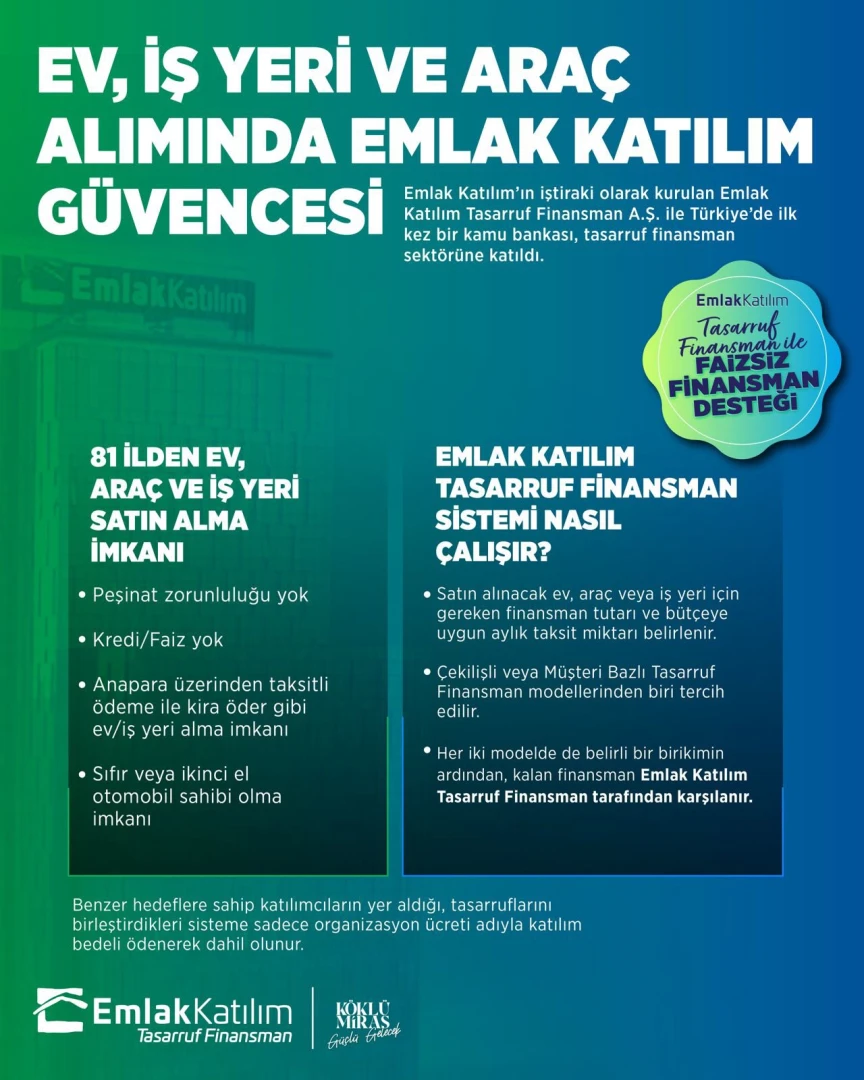 Bu sistemde faiz yok, devlet güvencesi var! Bakan Kurum ev ve araç alımında yeni dönemi duyurdu