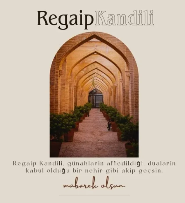 Resimli Regaip Kandili mesajları 2025: Kısa, uzun, anlamlı ve dualı kandil sözleri