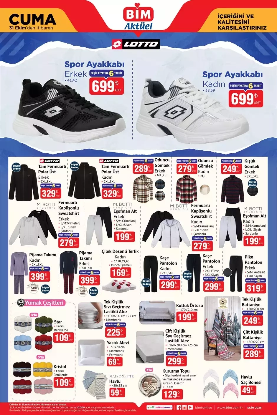 BİM KATALOĞU 31 EKİM AKTÜEL ÜRÜNLERİ| BİM’de bu hafta hangi ürünler var?