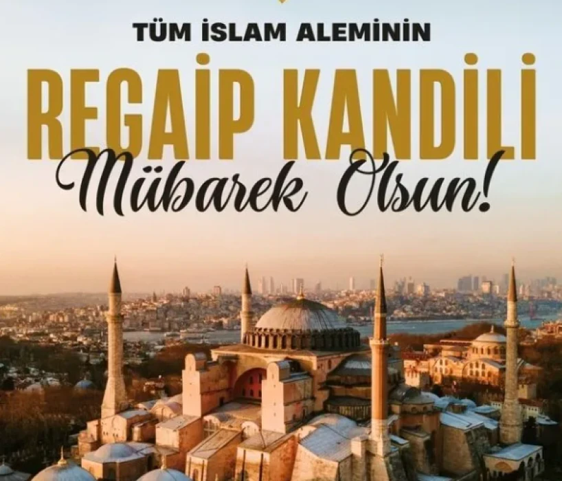 Resimli Regaip Kandili mesajları 2025: Kısa, uzun, anlamlı ve dualı kandil sözleri