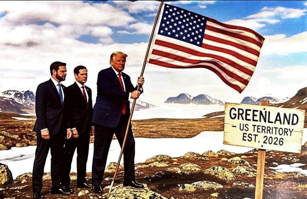 Trump'tan Grönland çıkışı! İki fotoğrafla açıkladı