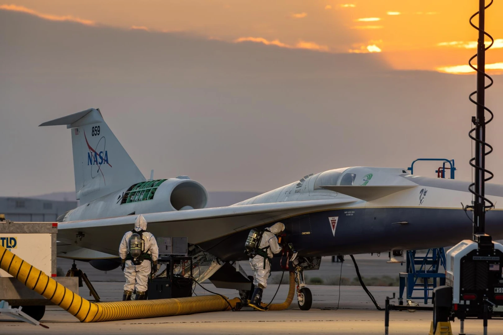 NASA'nın X-59 sessiz süpersonik uçağı ilk uçuşuna hazır