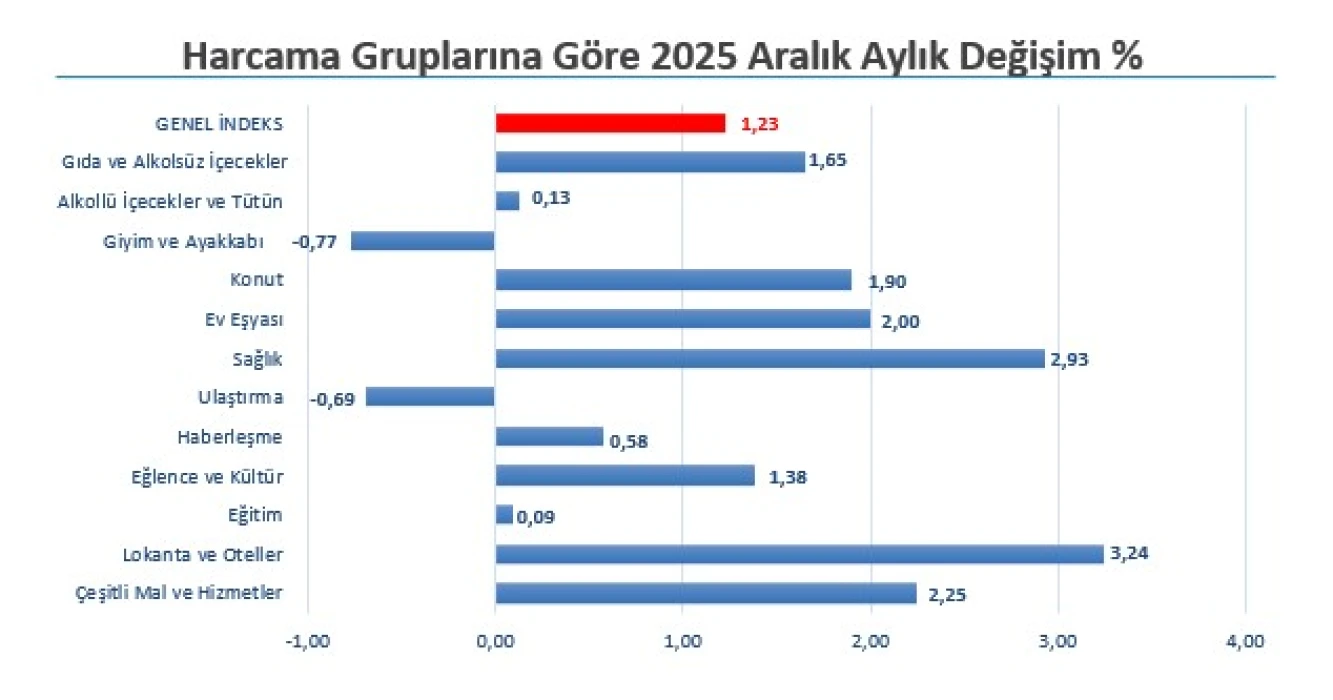 SON DAKİKA: İstanbul'un Aralık ayı enflasyon oranı yüzde 1,23