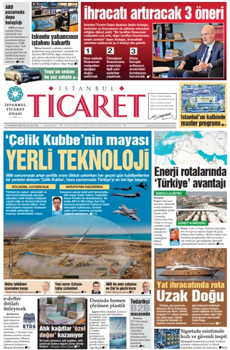 İstanbul Ticaret Gazetesi'nin 3365. sayısı yayımlandı!