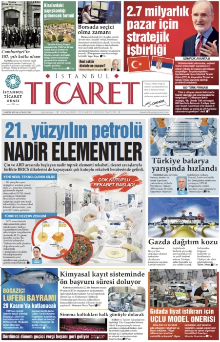 İstanbul Ticaret Gazetesi'nin 3382. sayısı yayımlandı!