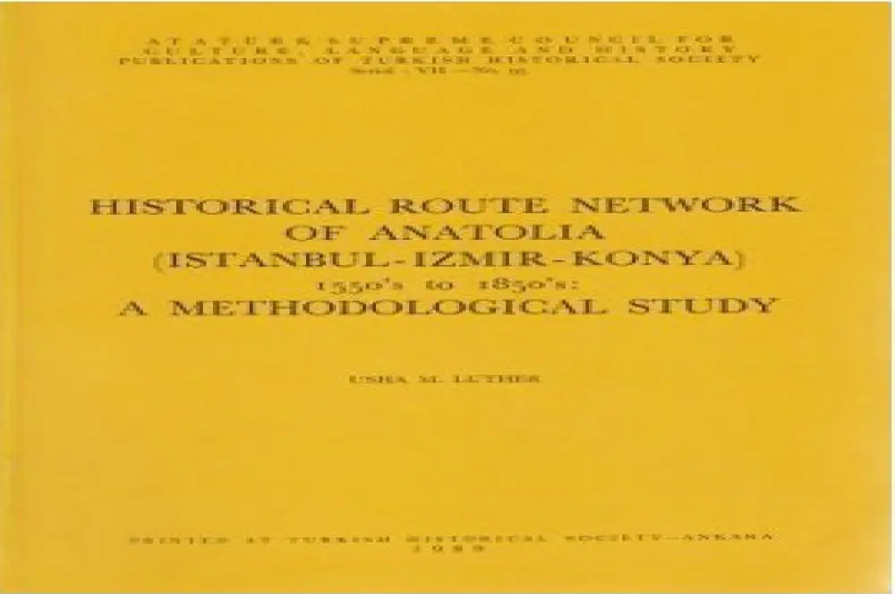 Historical route network of Anatolia