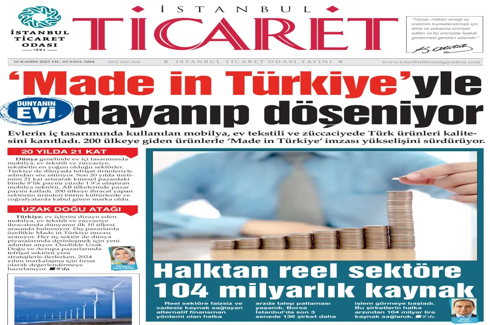 Ticaret Gazetesi’nin 3284’üncü sayısı yayınlandı