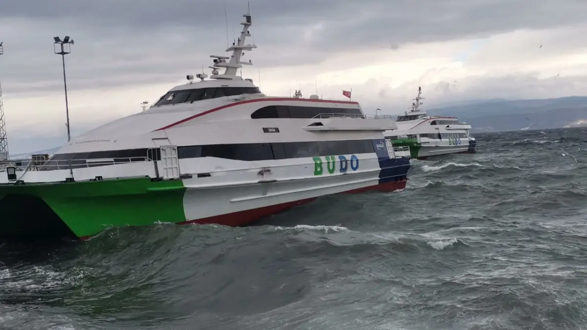 İstanbul-Bursa arasındaki bazı deniz otobüsü seferleri iptal edildi