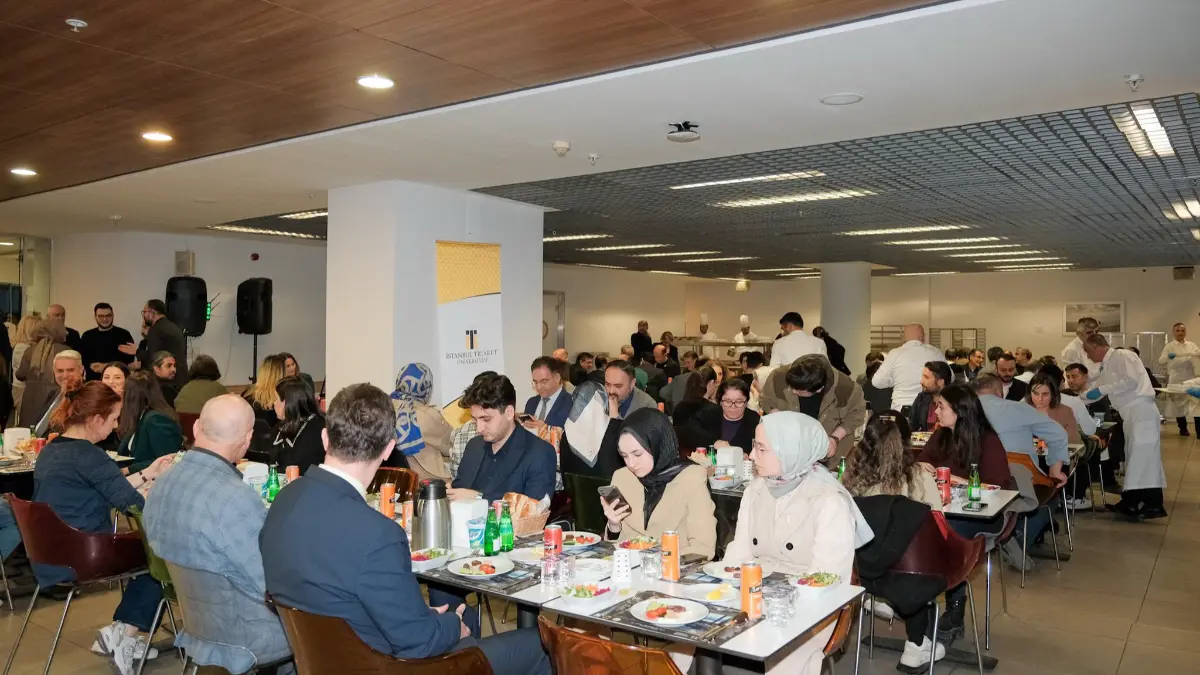 İstanbul Ticaret Üniversitesi iftarda bir araya geldi