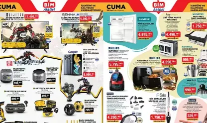 BİM 25-28 Mart aktüel kataloglarında hangi ürünler satışa çıkacak?