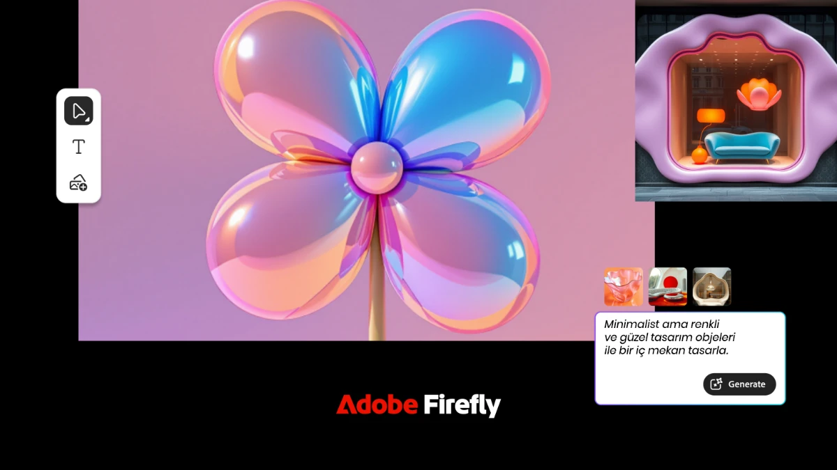 Adobe’un yapay zekalı Firefly’ı daha güçlü