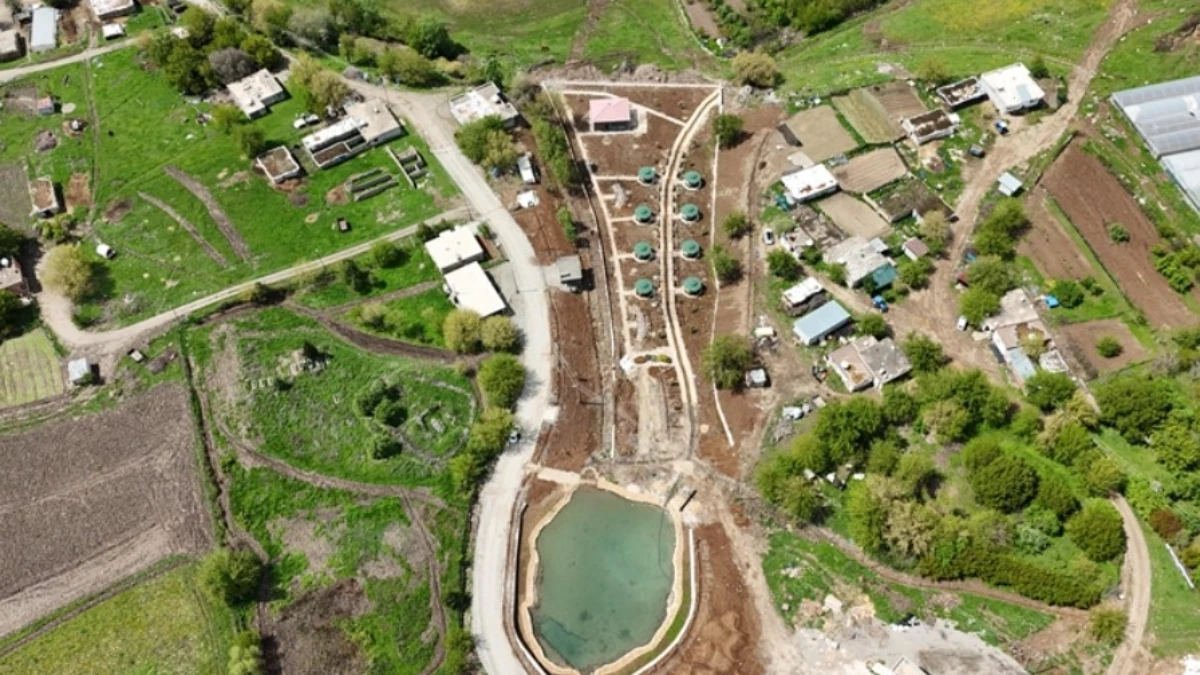 Batman'da 3 bin yıllık Erzen Antik Kenti'ndeki balıklı göl turizme kazandırılıyor