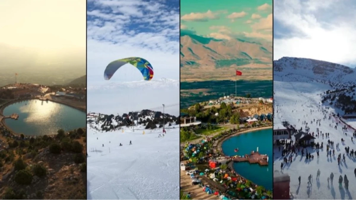 Ergan Dağı Kayak Merkezi 1 milyon 900 bin ziyaretçi ağırladı