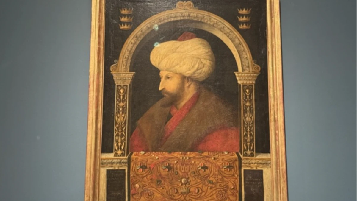 Fatih Sultan Mehmet'i tasvir eden portre ve madalyonlar Londra'da sergileniyor