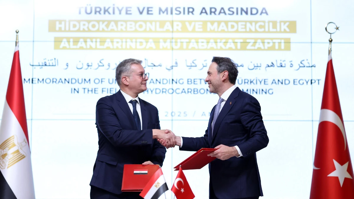 Türkiye ve Mısır arasında imzalar atıldı! Enerjide işbirliği