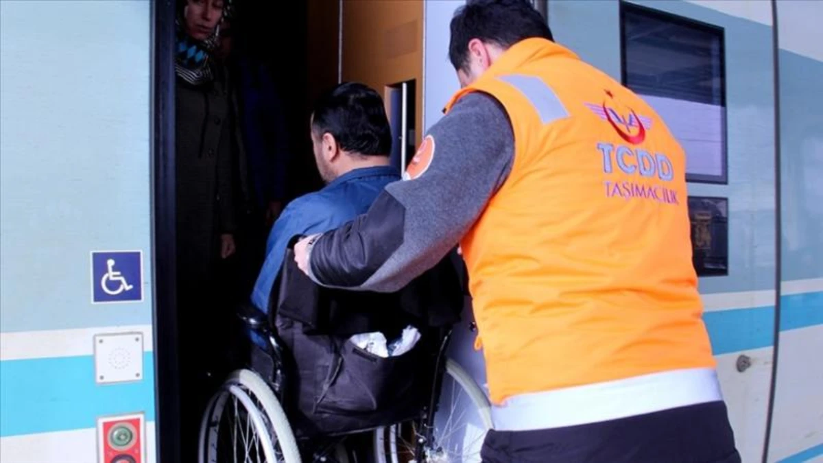 Ulaşımda engelsiz dönem: 7,8 milyon engelli yolcuya ücretsiz tren seyahati hizmeti