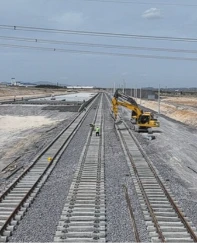 Demiryolu Lojistik Merkezi Projesi çalışmasının yüzde 70'i tamamlandı