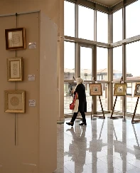 İmam hatipli öğrencilerin eserleri sanatseverlerle buluştu