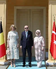 Kraliçe Mathilde Türkiye'de: Erdoğan AB savunma ortaklığına dikkat çekti