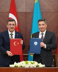 Türkiye ve Kazakistan arasında imzalar atıldı