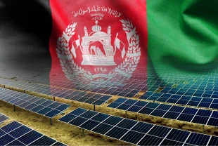 Afganistan'da 22,75 megavatlık güneş enerji santrali hizmette