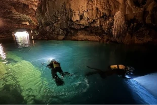Antalya'nın gizemli mağarasında biyolojik çeşitlilik su altından görüntülendi